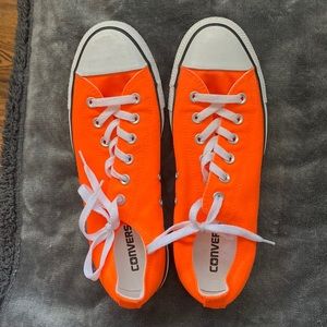 Converse neon orange